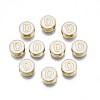 Alloy Enamel Beads X-ENAM-N052-006-01D-RS-1