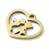 304 Stainless Steel Charms STAS-C097-38B-G-2