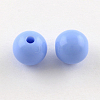 Round Opaque Acrylic Beads SACR-R866-10mm-01-1