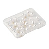 24Pcs ABS Plastic Imitation Pearl Pendants KK-FS0001-77-6