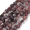 Natural Rose Quartz Beads Strands G-P497-01E-07-1