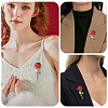 2Pcs Valentine's Day Rose Zinc Alloy Crystal Rhinestone Brooches JEWB-TADJ0001-02B-6