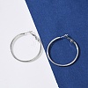 Tarnish Resistant 201 Stainless Steel Hoop Earrings LS-EJEW-F188-24P-B-5