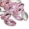 Faceted Horse Eye Glass Pointed Back Rhinestone Cabochons RGLA-A011-13x27mm-S26-1