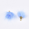 Faux Mink Fur Tassel Pendant Decorations FIND-S300-37G-2