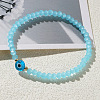 1pc Glass Rondelle Beads Stretch Bracelets XC5782-7-1