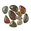 Natural Polychrome Jasper/Picasso Stone/Picasso Jasper Cabochons G-B108-01-1