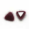 Faux Mink Fur Covered Cabochons X-WOVE-S084-20A-1