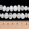 Natural Quartz Crystal Beads Strands GG-CBACF26-A01-01-4