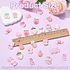 28Pcs 14 Styles Translucent Resin Cabochons CRES-YW0002-36B-3