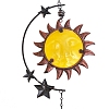 Iron Glass Sun Wind Chimes PW-WGC7CF7-01-4