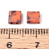 2-Hole Baking Paint Glass Seed Beads SEED-N009-03J-3