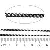 Ion Plating(IP) 304 Stainless Steel Curb Chains CHS-L001-59-0.6mm-B-2