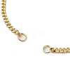 Brass Curb Chains Bracelet Makings AJEW-JB01225-2