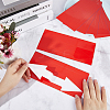 PVC Self Adhesive Arrow Label Stickers DIY-CP0013-44B-3