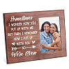 MDF Wood Photo Frames DIY-WH0231-069-1