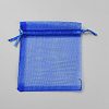Rectangle Organza Drawstring Gift Bags with Ribbon OP-WH20005-01B-1