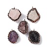 Natural Mixed Stone Pendants G-F739-10R-1