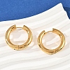 202 Stainless Steel Polishing Hoop Earrings EJEW-M106-02G-07-3