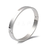 304 Stainless Steel Plain Bangle BJEW-F464-11P-2