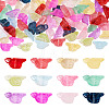 72Pcs 12 Colors Transparent Glass Beads DGLA-TA0001-53-2