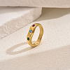 Heart Brass Micro Pave Cubic Zirconia Finger Rings for Women MC1356-5-1