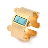 304 Stainless Steel Adjustable Open Cuff Rings RJEW-K294-01G-2