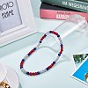 Polymer Clay Rhinestone Round Beaded Necklaces NJEW-SW00049-03-3