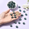 Rondelle Handmade Gold Sand Lampwork European Large Hole Beads X-LPDL-R007-07A-5