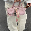 1Pc Alloy Rhinestone Bowknot Keychains KEYC-LP0001-36-3