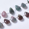 Natural Indian Agate Beads Strands G-G822-14B-1