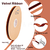 Single Face Velvet Ribbons OCOR-WH0080-14C-02-2