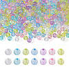 560Pcs 7 Colors Transparent Acrylic Beads MACR-CW0001-10-2