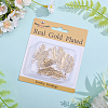 10Pcs 304 Stainless Steel Feather Pendants STAS-BBC0009-98-6