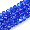 Electroplate Glass Beads Strands LS-EGLA-A034-T6mm-L26-1