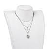 304 Stainless Steel Tiered Necklaces NJEW-JN02821-5