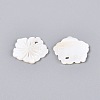 Natural Freshwater Shell Carved Pendants SHEL-Q028-08-2