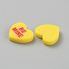 Opaque Resin Cabochons RESI-WH0038-46B-2