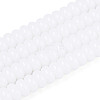Opaque Spray Painted Glass Beads GLAA-ZX008-4mm-18G-3