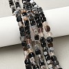 Natural Dragon Veins Agate Beads Strands G-G177-E23-01-5