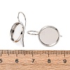 Brass Earring Hooks KK-H298-03P-3