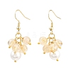 6 Pairs Natural Gemstone Dangle Earrings EJEW-JE06622-5