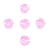 Resin Imitation Pearl Bead Caps RESI-N036-02A-03-3