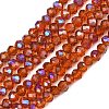Electroplate Glass Beads Strands EGLA-A034-T4mm-I16-1
