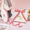 Polyester Ribbons SRIB-WH0011-359A-01-4