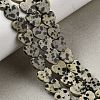 Natural Dalmatian Jasper Beads Strands G-M403-A31-03-1