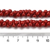 Dyed Synthetic Coral Beads Strands CORA-P010-04B-4