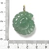 Natural Green Aventurine Pendants G-A287-01G-09-3