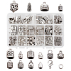 Tibetan Style Alloy Cord Ends TIBE-TA0001-16AS-1