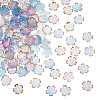 150Pcs Acrylic Bead Caps OACR-DC0001-31B-1